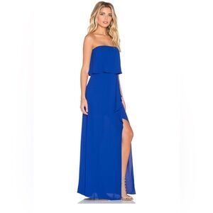BCBG Max Azria Blue gown, wore once, size 6